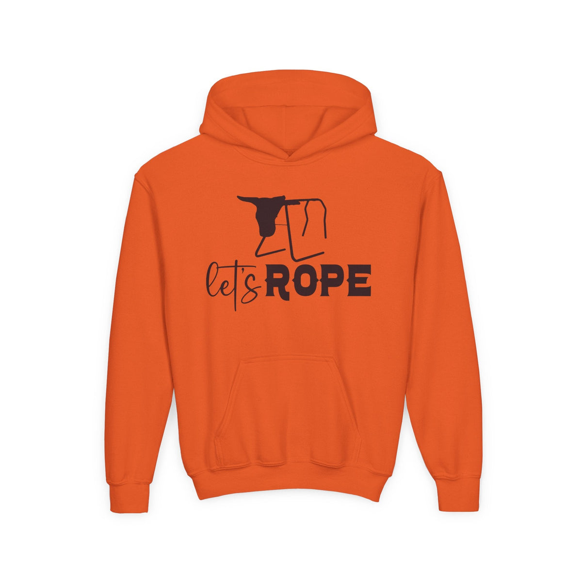 Let's Rope Youth Western Hoodie | Kids Rodeo Cowboy Sweatshirt