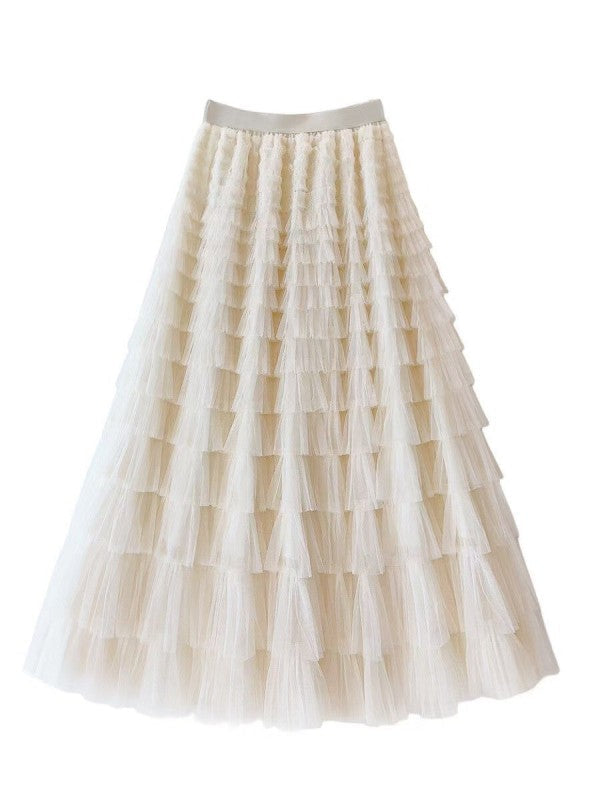 Ruffled Maxi Skirt