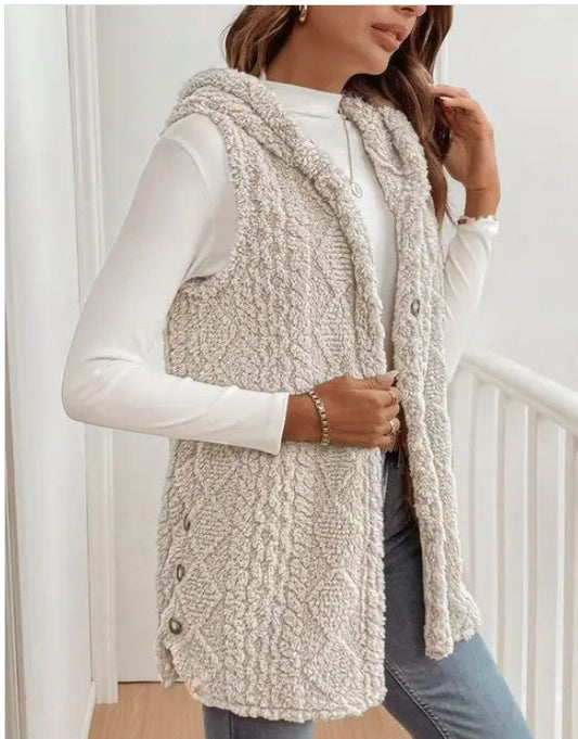 Hooded Fleece Vest