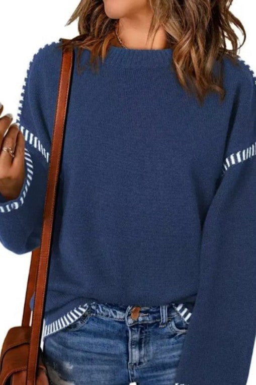 Cable Knit Pullover Sweater