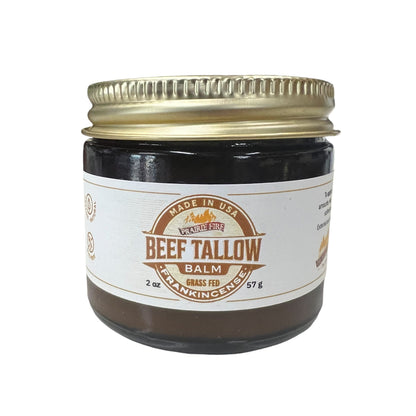 Grass Fed Beef Tallow Balm - 2 oz - Grown and Made in USA - Organic Grass Fed and Finished Tallow - Moisturizing Skin Care