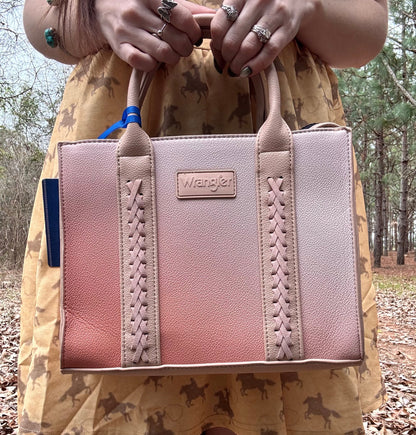 Wrangler Ombre Western Tote/Crossbody