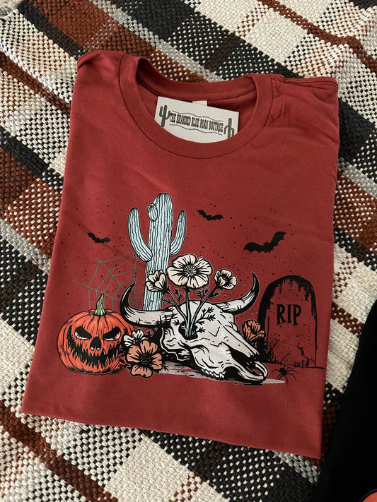 Desert Halloween & Cowboy Pumpkin