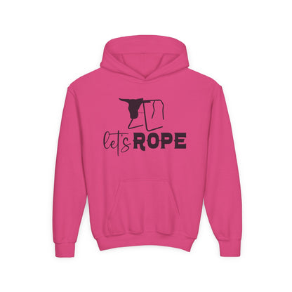Let's Rope Youth Western Hoodie | Kids Rodeo Cowboy Sweatshirt