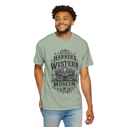 Western Museum T-Shirt — Harker’s Lucky Dollar Film Set Vintage Graphic Tee