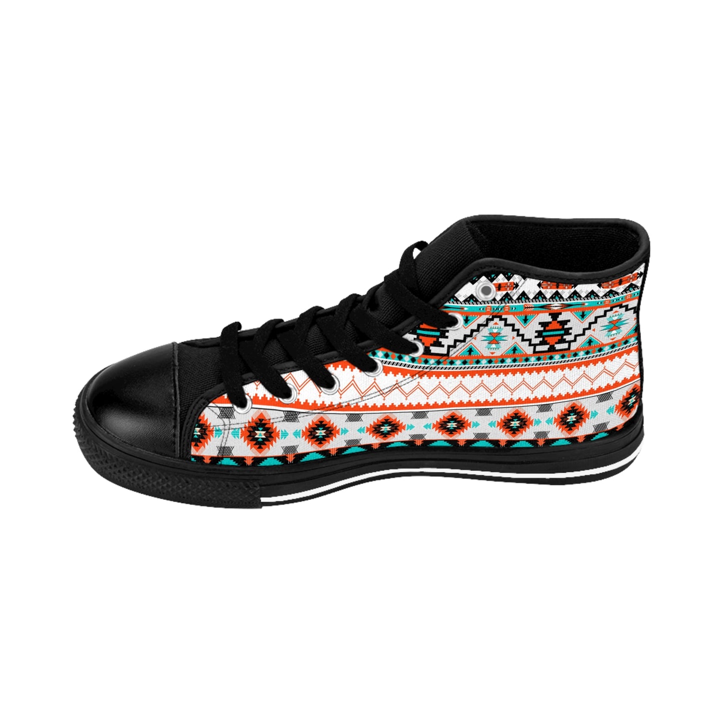 Desert Vibes Bohemian Women's Classic Sneakers, Trendy High-Top Shoes, Stylish Footwear for Every Occasion, Unique Gift for Her, Festival Ready