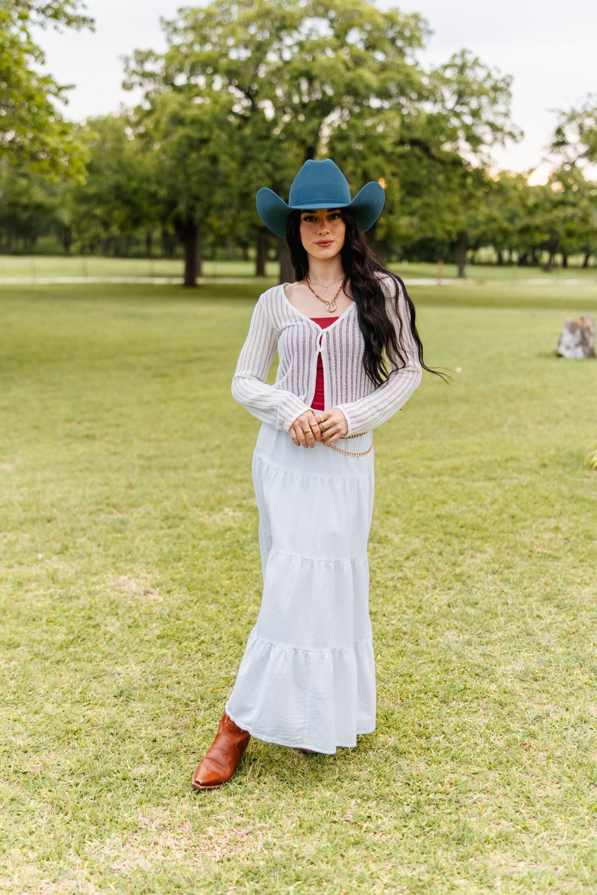 Wren Merino Wool Cowboy Hat - Peacock Blue