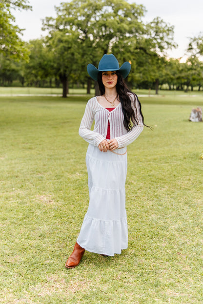 Wren Merino Wool Cowboy Hat - Peacock Blue