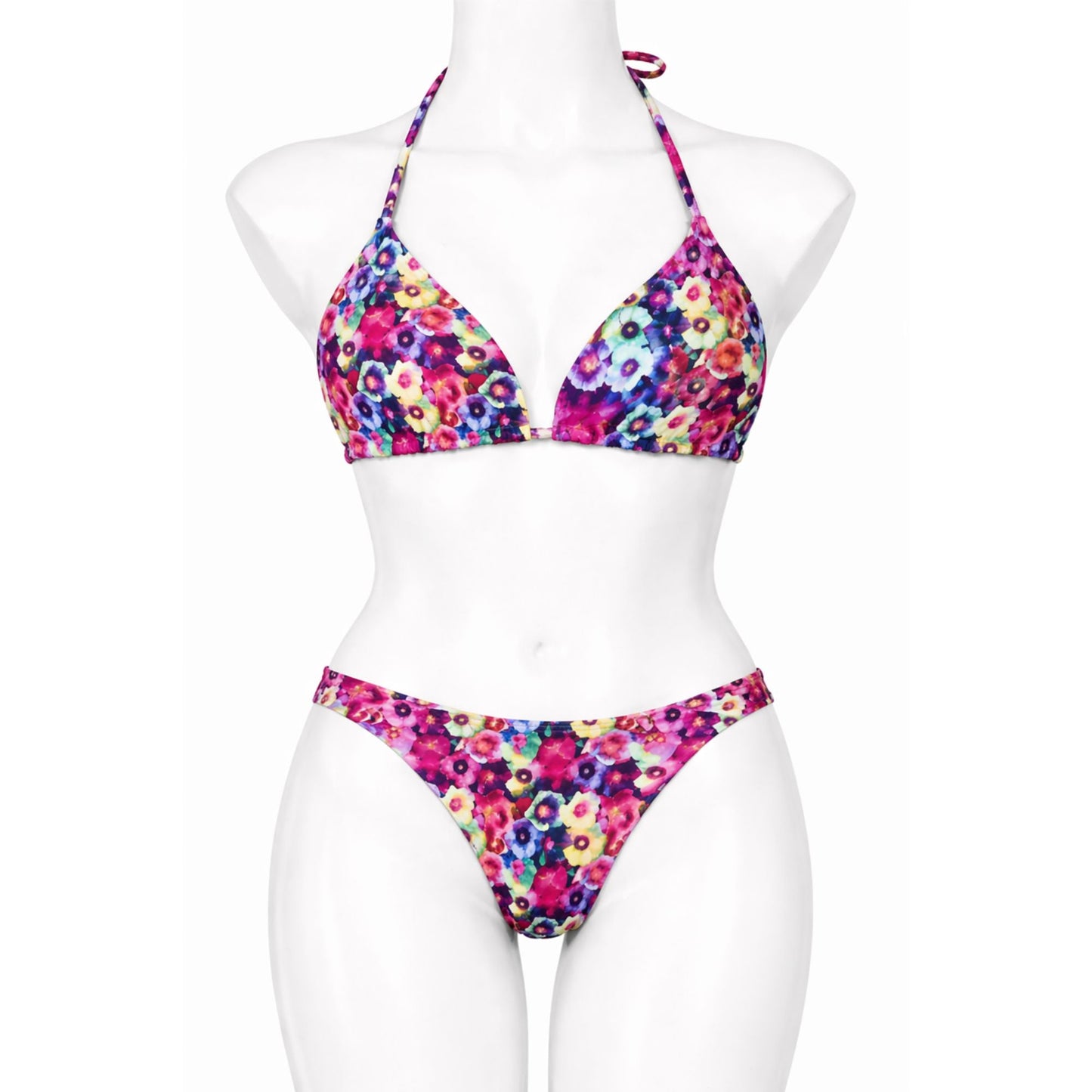 InstantFigure Fancy Floral Hipster Bikini Bottom Swimwear 27101B