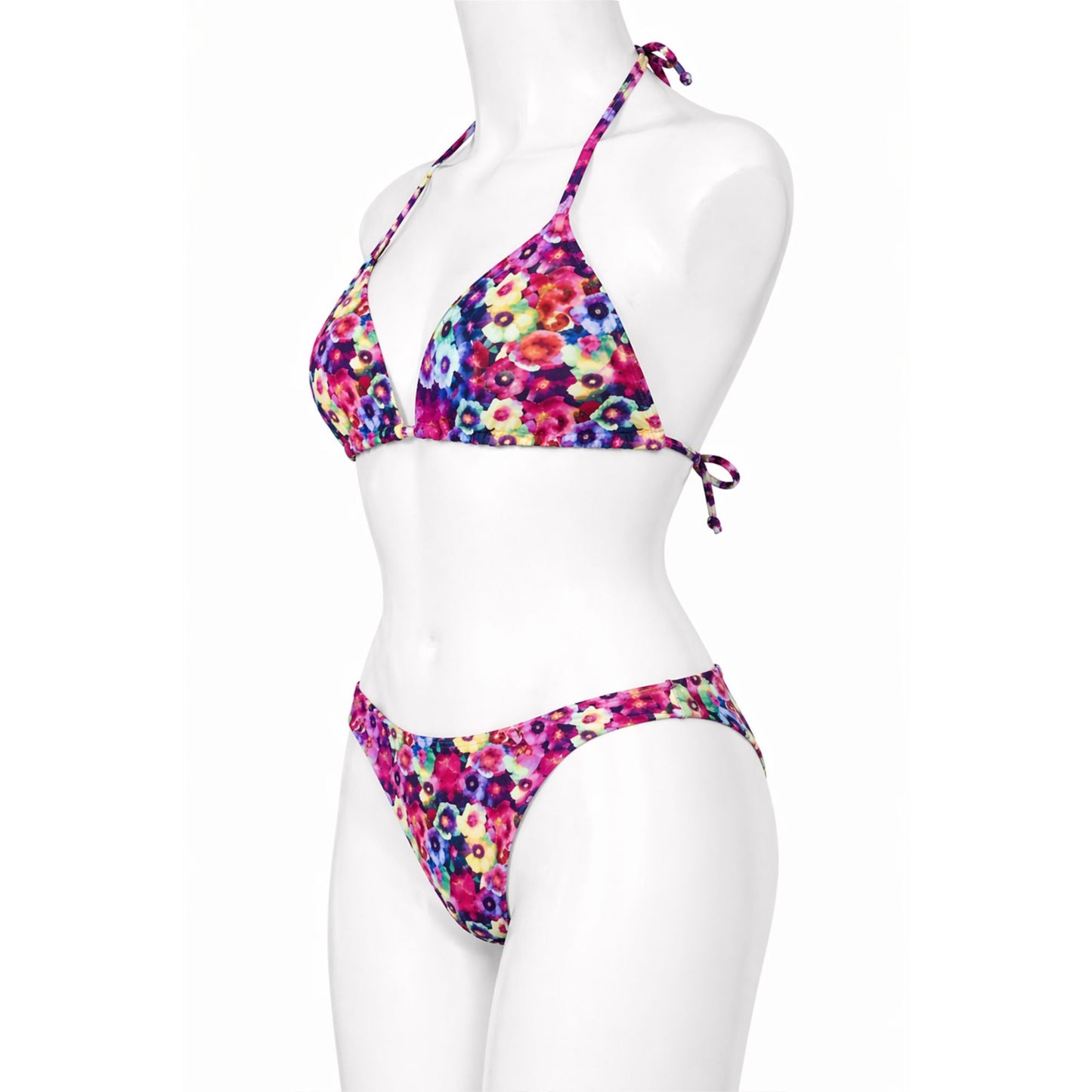 InstantFigure Fancy Floral Hipster Bikini Bottom Swimwear 27101B