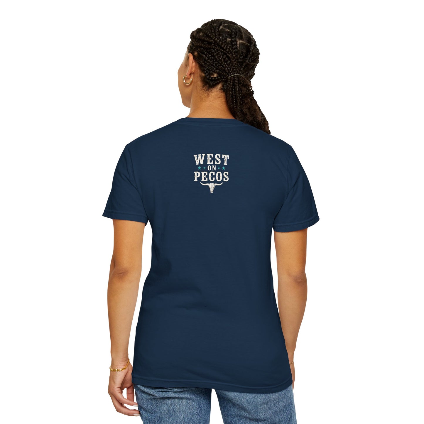 She Came to Stir Up Dust T‑Shirt — Western Inspirational Graphic Tee