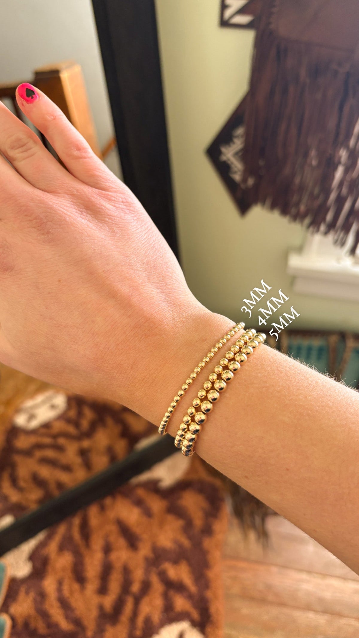 14K GOLD FILLED STRETCH BRACELET