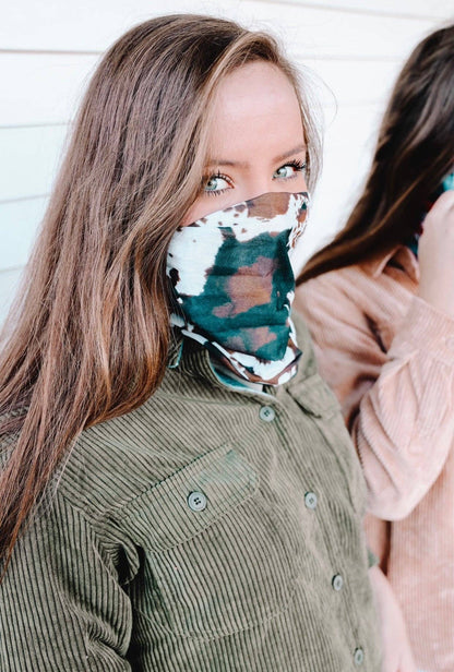 Brown Cowhide Stretchy Wrap