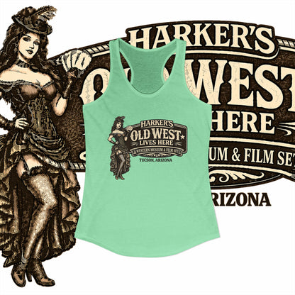 Harker's Saloon Girl Women's Ideal Racerback Tank