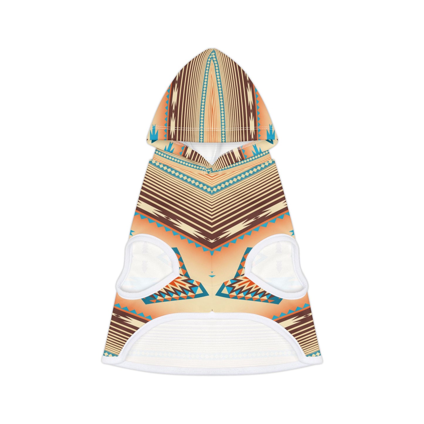 Southwestern Diamond Pet Hoodie — Aztec Print Dog/Cat Hoodie