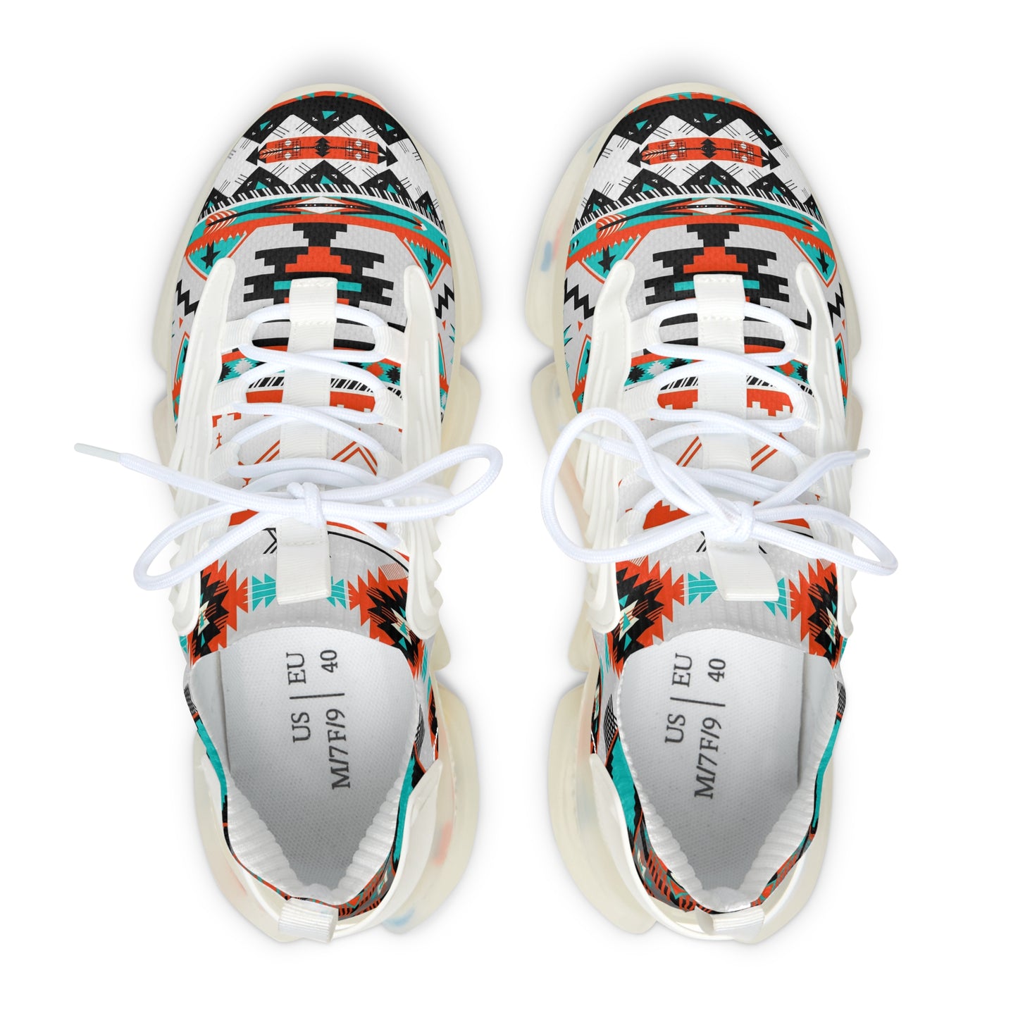 Desert Vibes Colorful Womens Sneakers, Casual Sneakers, Lightweight Sneakers, Trendy Mesh Sneakers, Athletic Footwear, Street Style Shoes