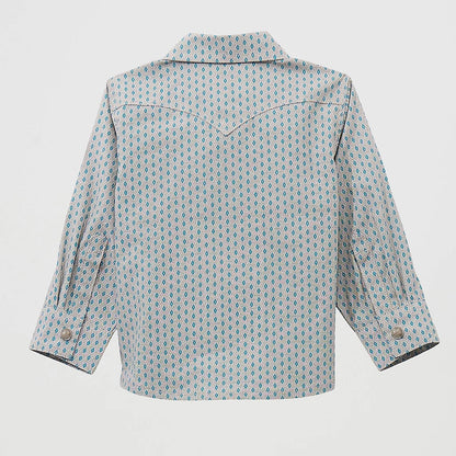 Grey/Blue Print | Wrangler Boy