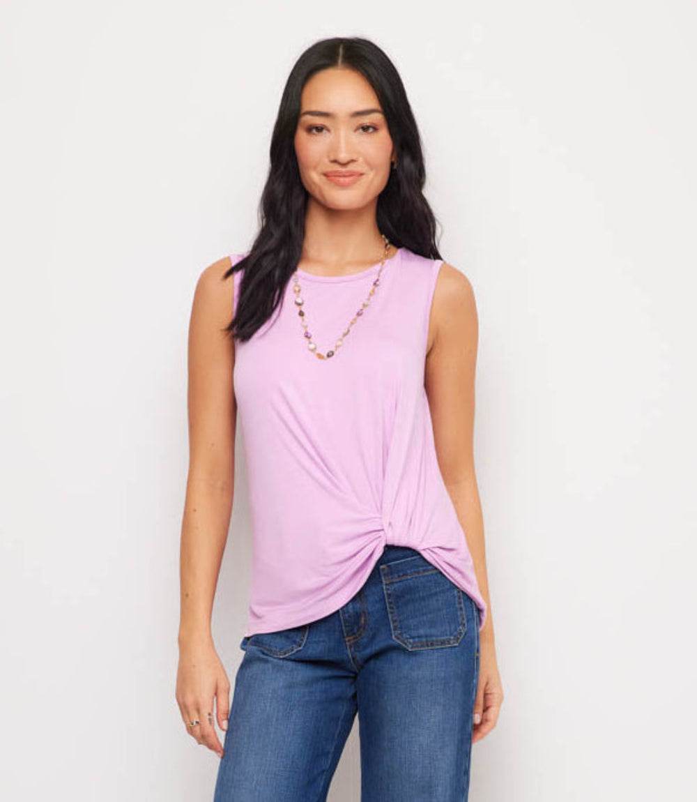 Sleeveless Pick-Up Top