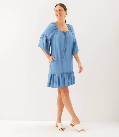 Ruffle Hem Dress