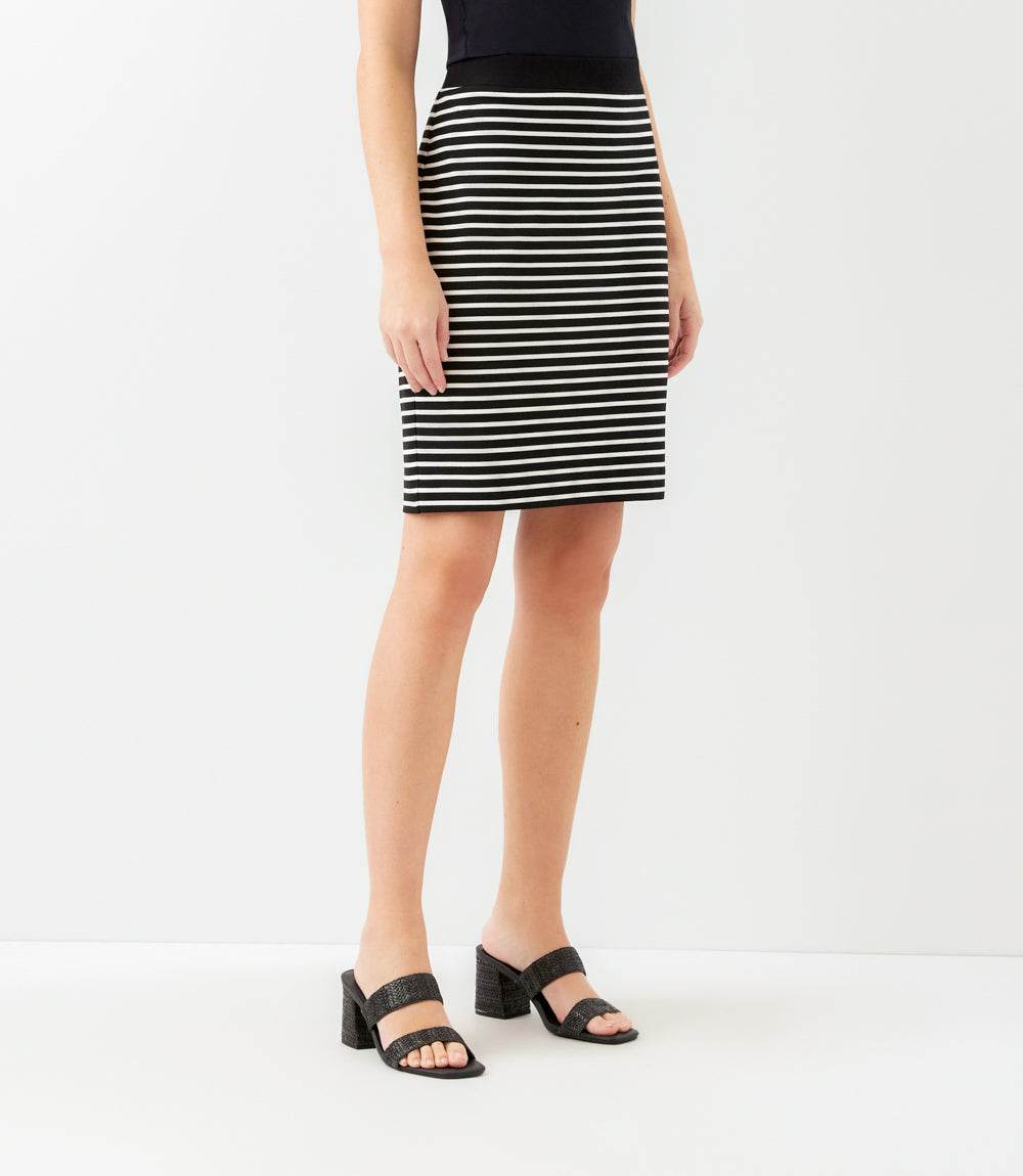 Stripe Short Skirt