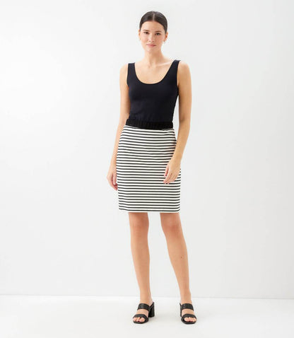 Stripe Short Skirt