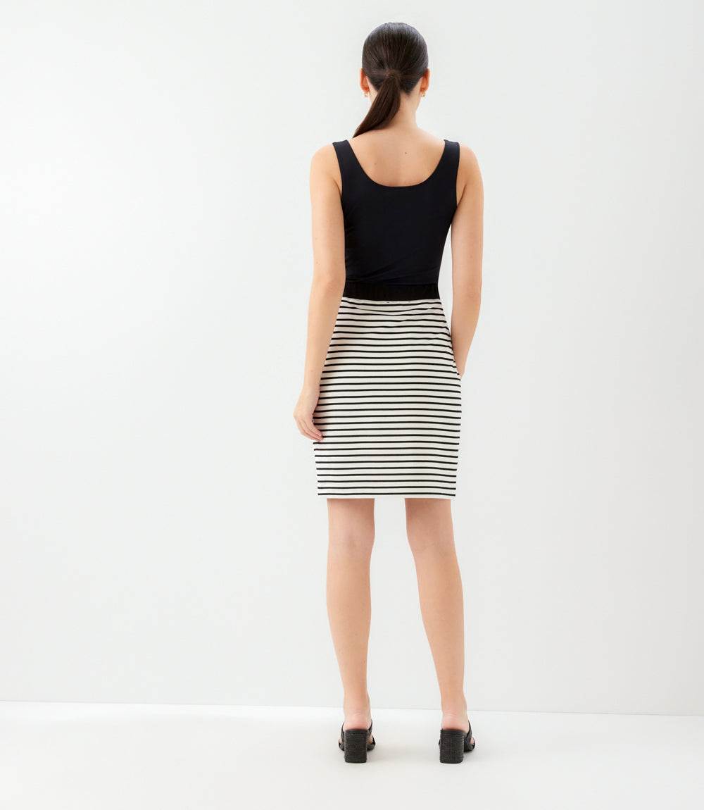 Stripe Short Skirt