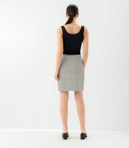 Stripe Short Skirt