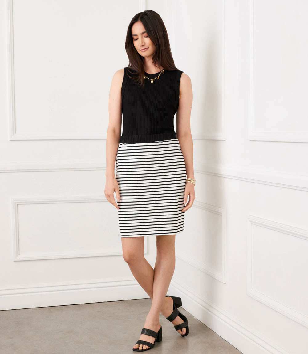 Stripe Short Skirt