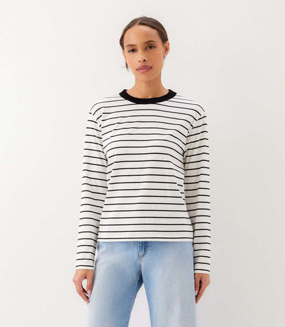 Stripe Long Sleeve Top