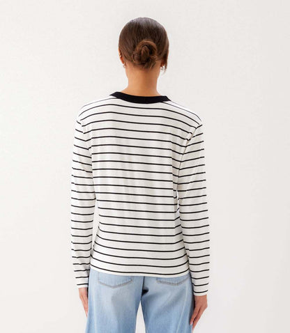 Stripe Long Sleeve Top