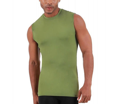 Insta Slim Compression Sleeveless High Crew Neck Shirt 2MAT018