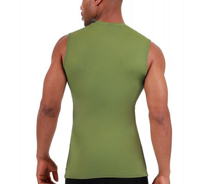 Insta Slim Compression Sleeveless High Crew Neck Shirt 2MAT018