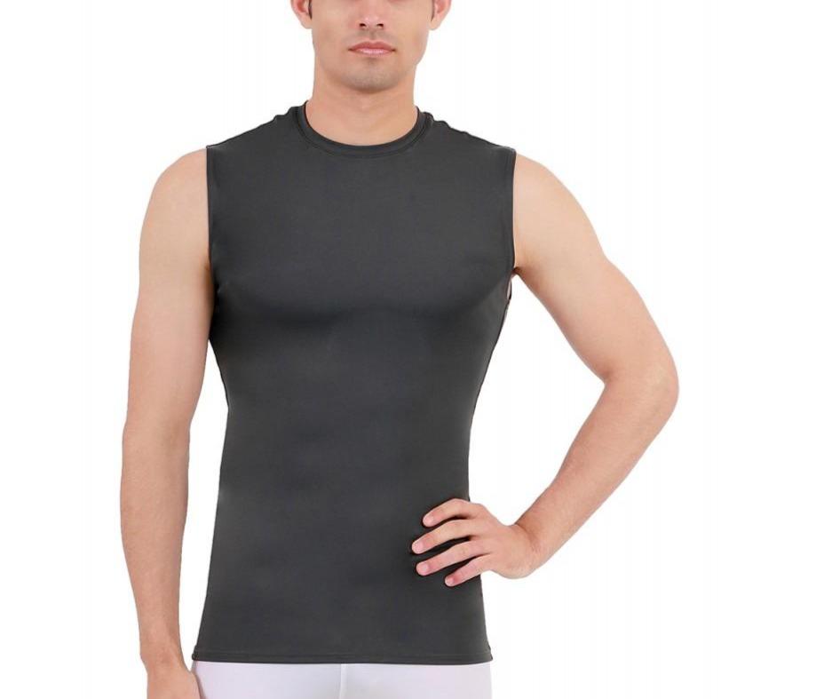 Insta Slim Compression Sleeveless High Crew Neck Shirt 2MAT018