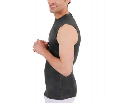 Insta Slim Big and Tall Compression Sleeveless High CrewNeck 2MAT018BT