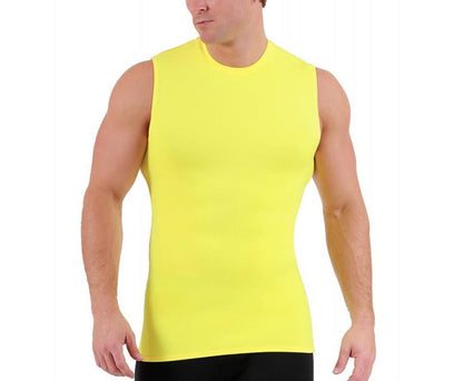 Insta Slim Big and Tall Compression Sleeveless High CrewNeck 2MAT018BT