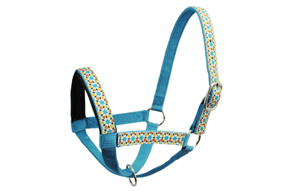 Derby Originals Patterned Double Layer Nylon Figure-8 Cattle Halters - 6 Month Warranty