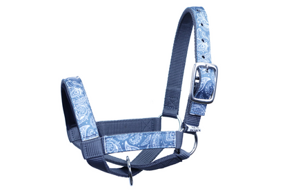 Derby Originals Patterned Double Layer Nylon Figure-8 Cattle Halters - 6 Month Warranty