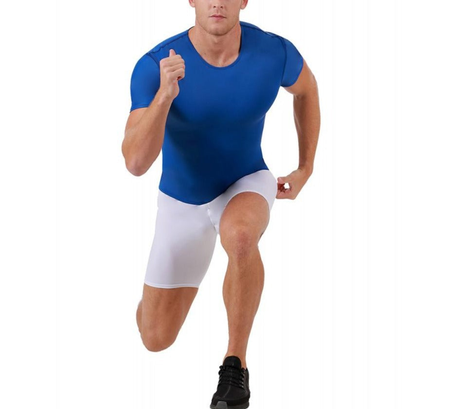 Insta Slim USA Big and Tall Compression Short Sleeve Crew 2TAT001BT