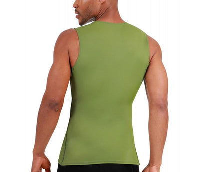 Insta Slim Medium Compression Sleeveless Crew Tank 2TAT0N1