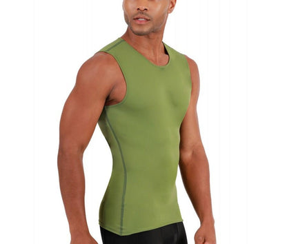 Insta Slim Big & Tall Compression Crew Neck Tank 2TAT0N1BT