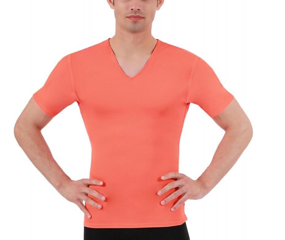 Insta Slim I.S.Pro USA Medium Compression Short Sleeve V-Neck 2VAT001