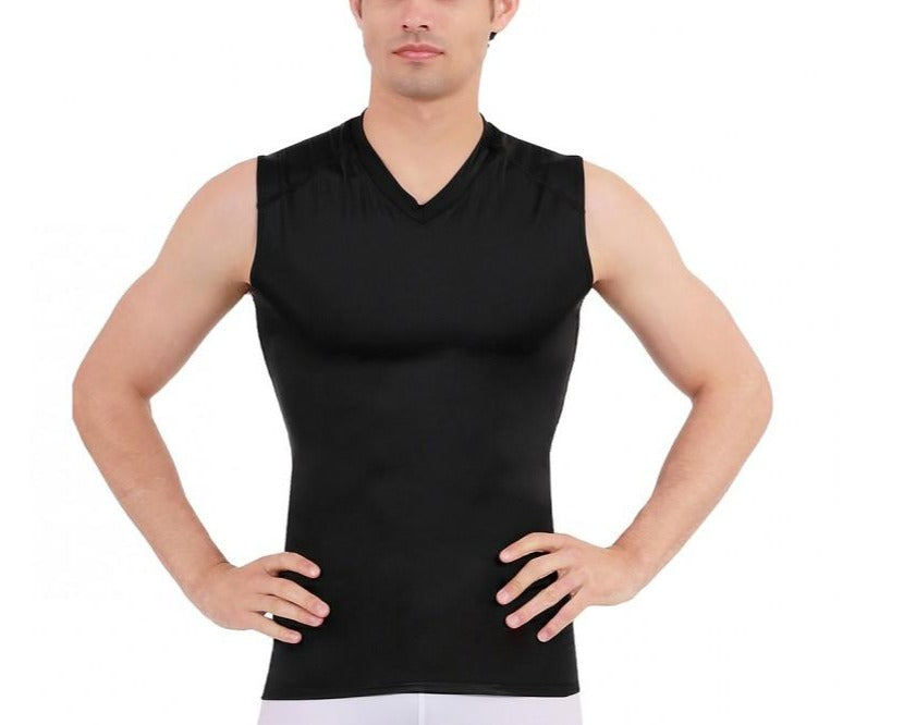 Insta Slim Big and Tall Medium Compression V-Neck Shirt 2VAT013BT