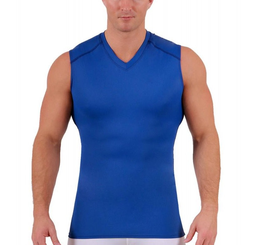 Insta Slim Big and Tall Medium Compression V-Neck Shirt 2VAT013BT