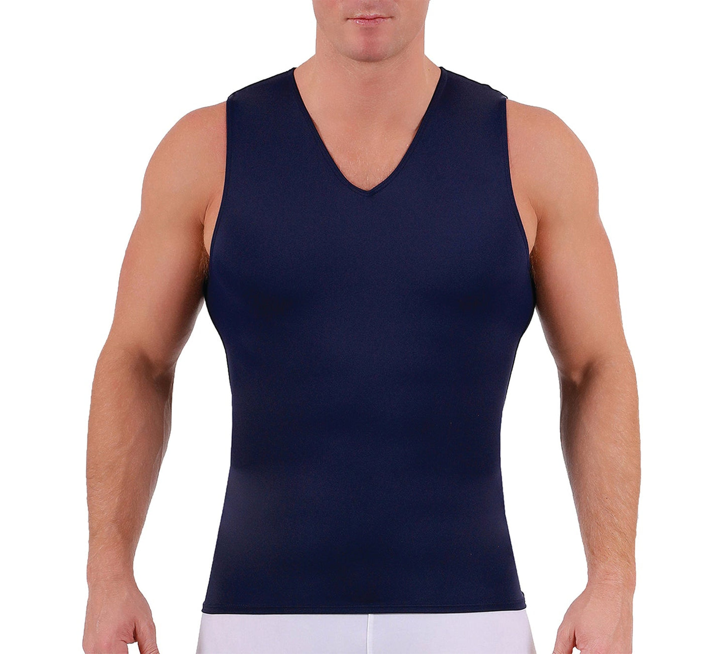 Insta Slim I.S.Pro USA Medium Compression Sleeveless V-Neck Tank 2VAT0N1