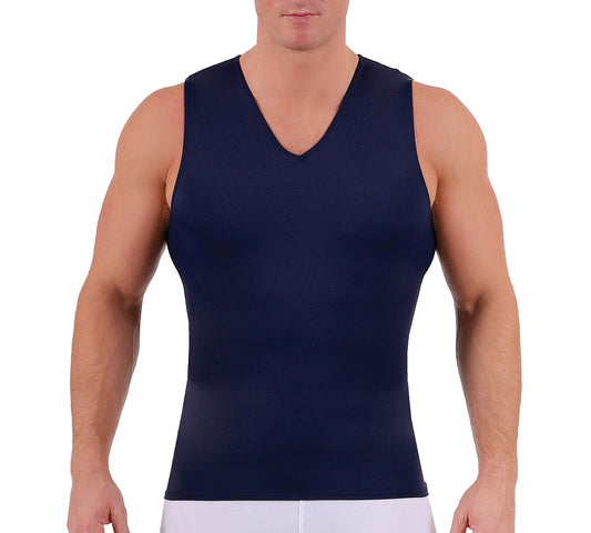 Insta Slim I.S.Pro USA Medium Compression Sleeveless V-Neck Tank 2VAT0N1