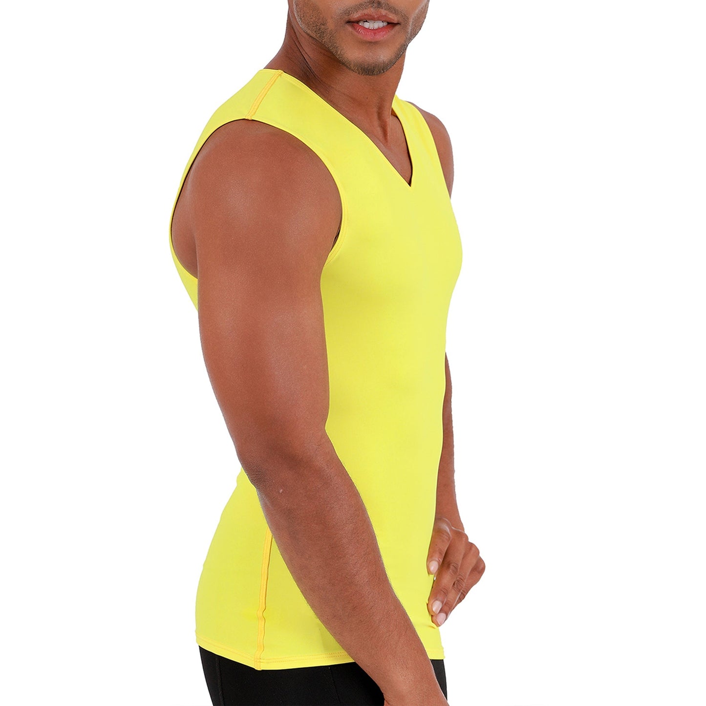 Insta Slim I.S.Pro USA Medium Compression Sleeveless V-Neck Tank 2VAT0N1