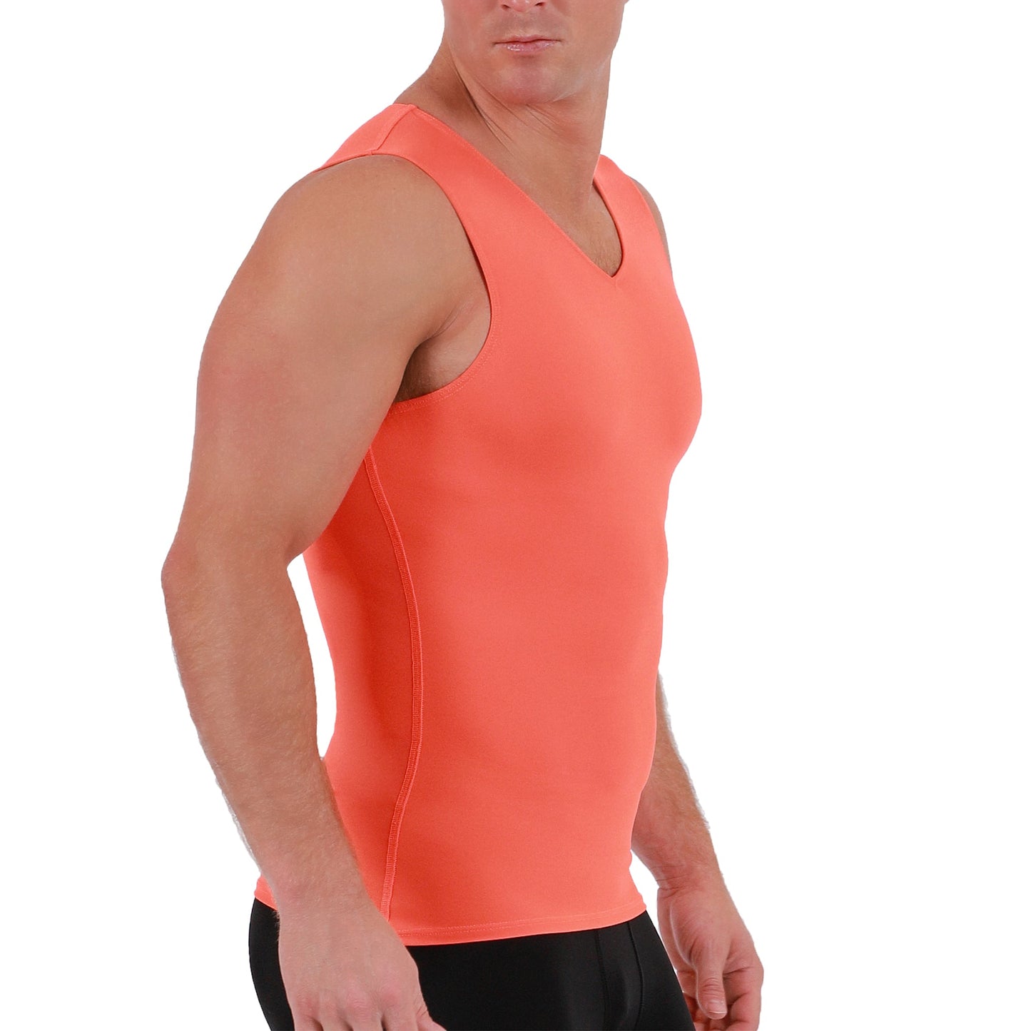 Insta Slim I.S.Pro USA Medium Compression Sleeveless V-Neck Tank 2VAT0N1