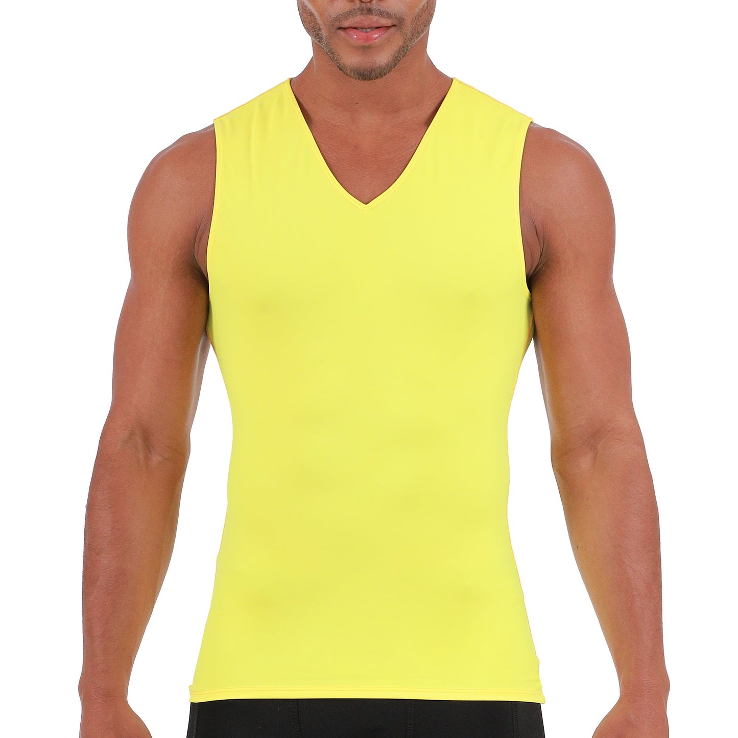 Insta Slim I.S.Pro USA Medium Compression Sleeveless V-Neck Tank 2VAT0N1