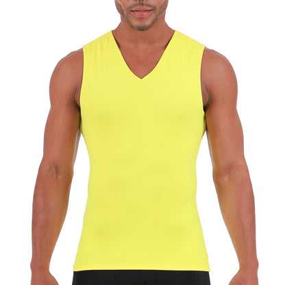 Insta Slim I.S.Pro USA Medium Compression Sleeveless V-Neck Tank 2VAT0N1