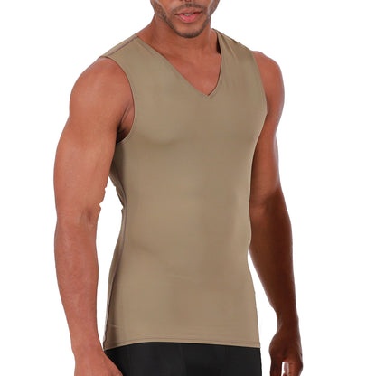 Insta Slim I.S.Pro USA Medium Compression Sleeveless V-Neck Tank 2VAT0N1
